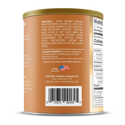 Caffe D Vita Caramel Macchiato Premium Coffee Mix 32 Ounce Instant Drink Mix