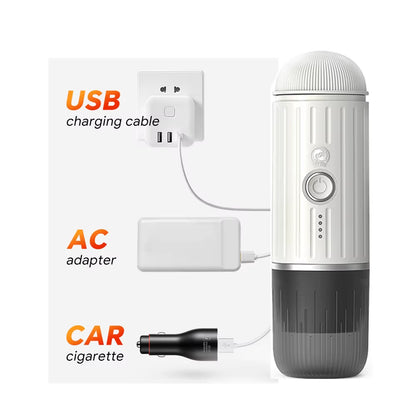 Auto Espresso Coffee Maker Portable Coffee Machine Wireless Electric Espresso Maker Fit Nespresso Capsule & Coffee Powder